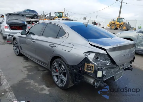 2025 Genesis G70 3.3T Rwd Sport Advanced from USA, damaged, VIN KMTG54SE2SU152813